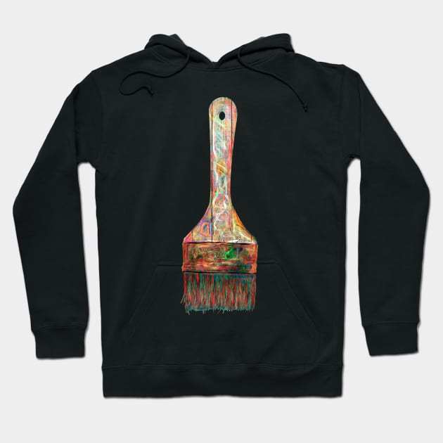 Paintbrush Down. Hoodie by crunchysqueak